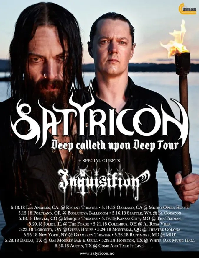 Satyricon tour poster