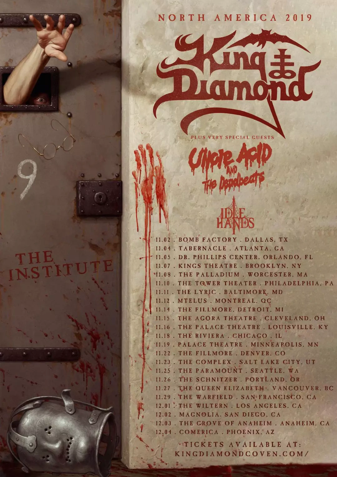 King Diamond tour poster