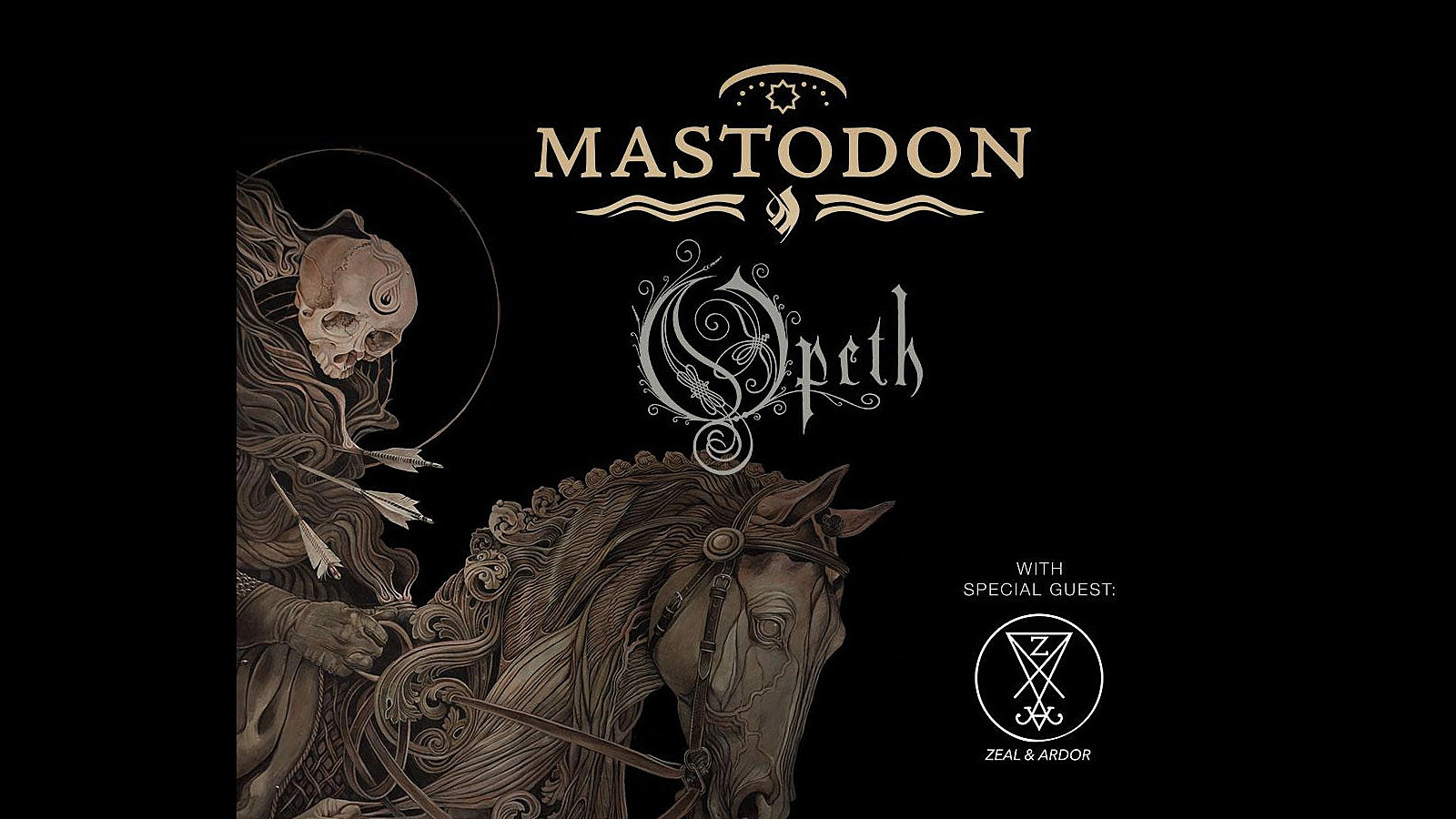 Opeth / Mastodon tour poster