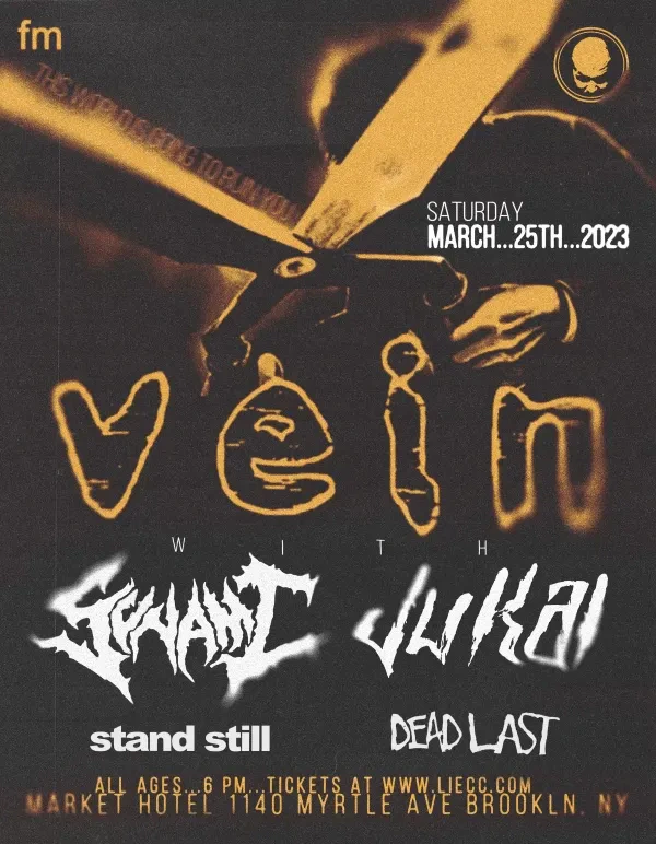 Vein.fm / Sunami / Jukai tour poster