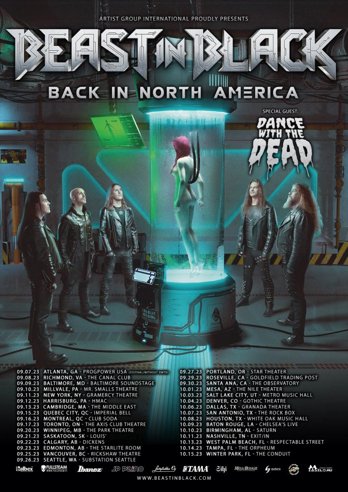 Beast in Black tour poster