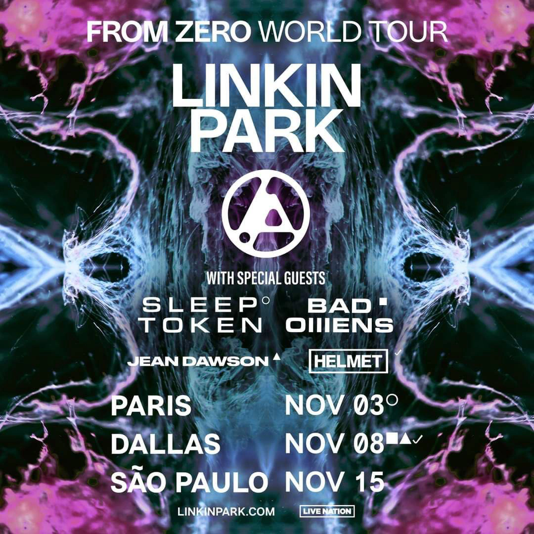 Linkin Park / Bad Omens tour poster