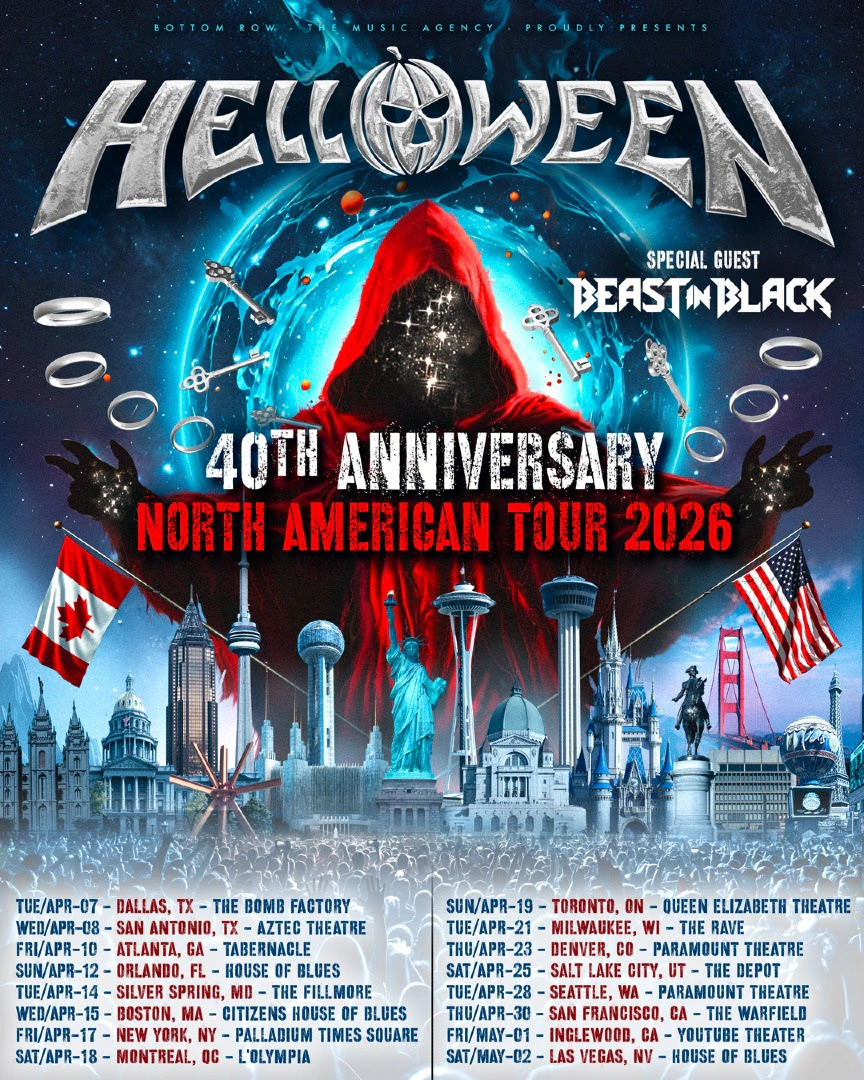 Helloween / Beast in Black tour poster