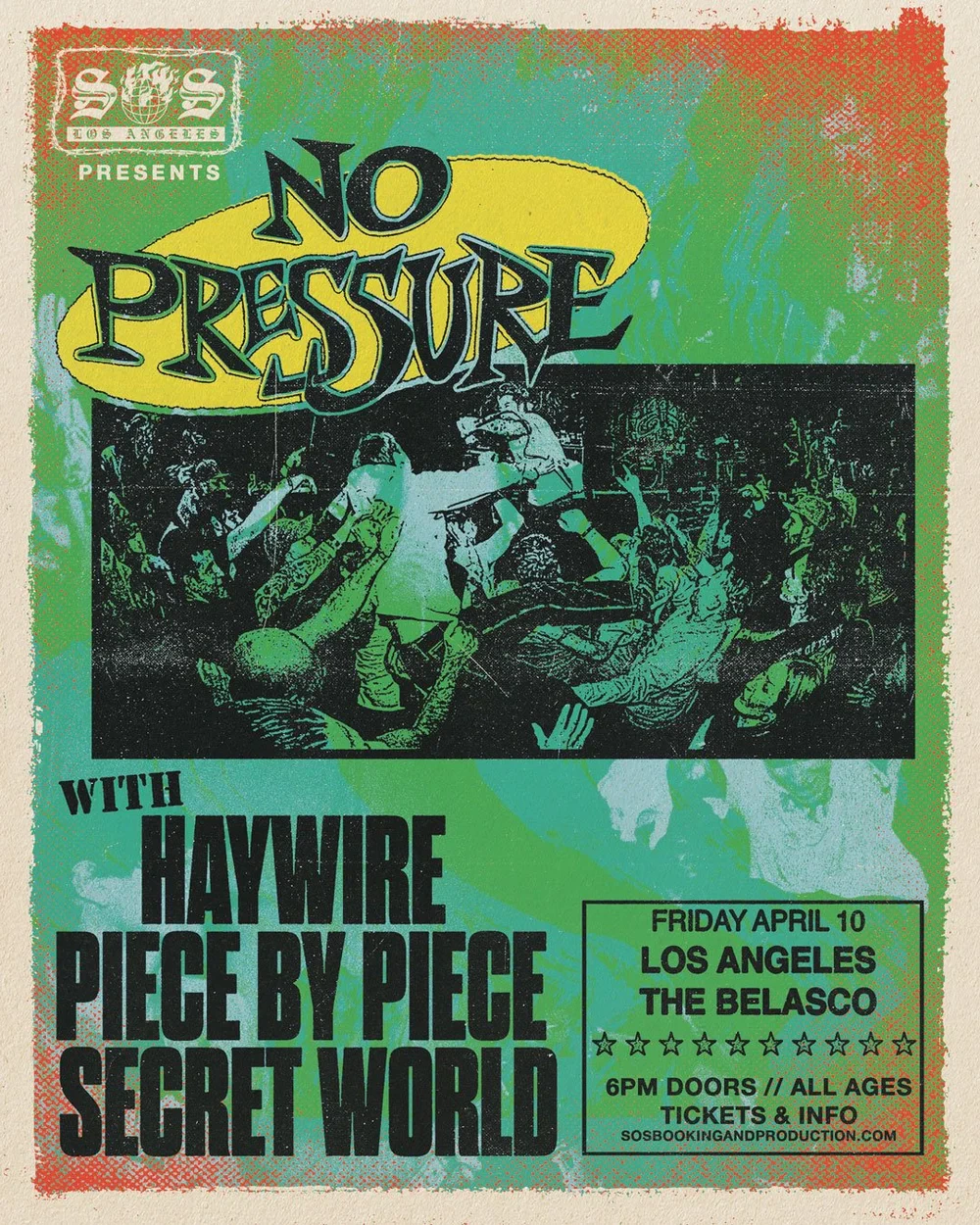 No Pressure / Haywire / Piece by Piece tour poster